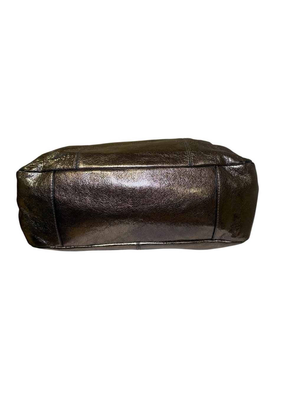 Coach Gallery East West Tote in Rare Metallic Pewter/Bronze Leather - Picture 5 of 12